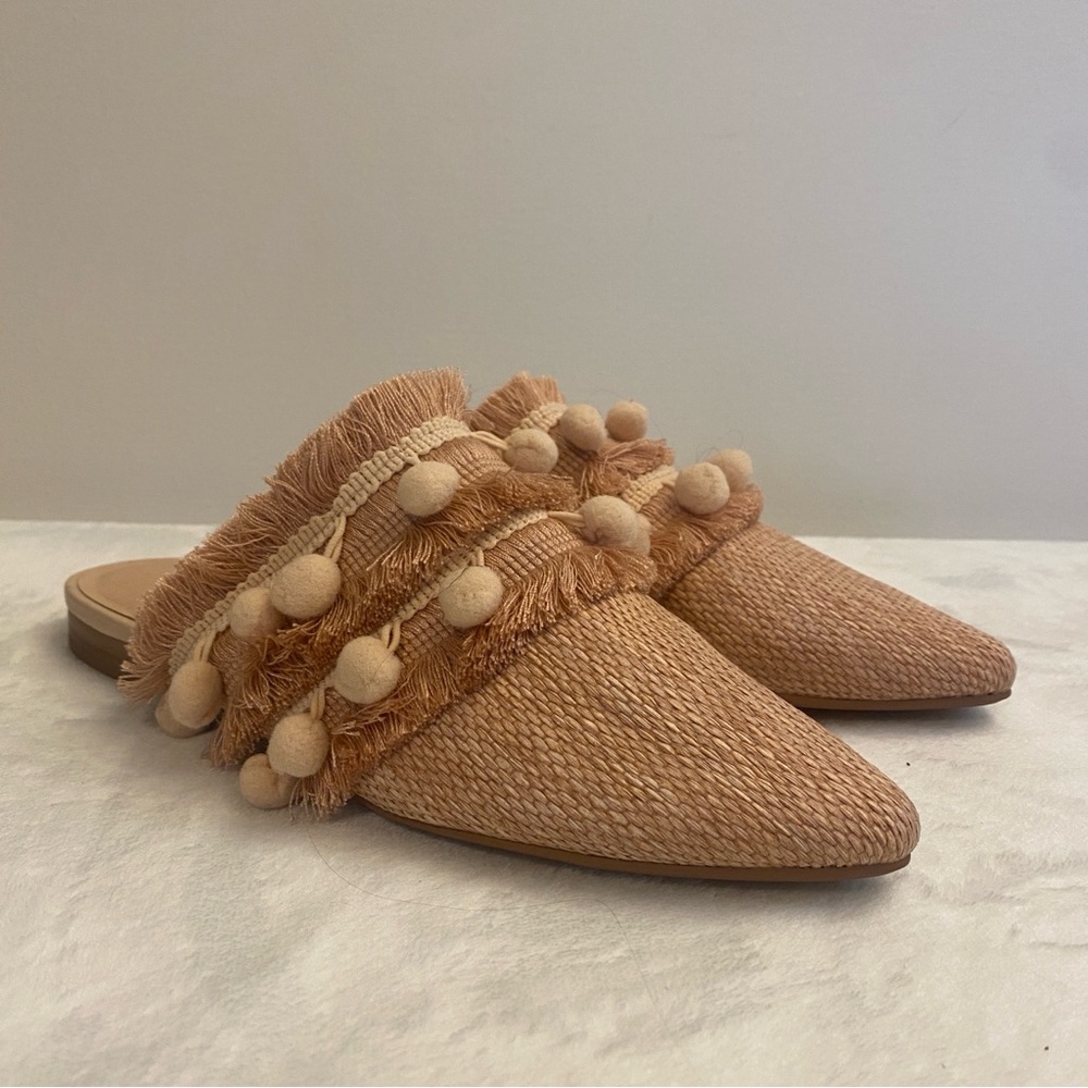 Anthropologie Silent D Woven Mules
